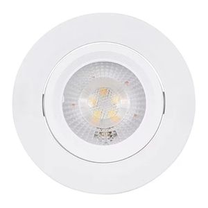 Spot Led Redondo Direcionável Bivolt 5 Watts e 3000K - 9968 - GAYA