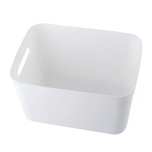 Cesto Organizador Branco 26x18x15cm - D1145 - DOLCE HOME