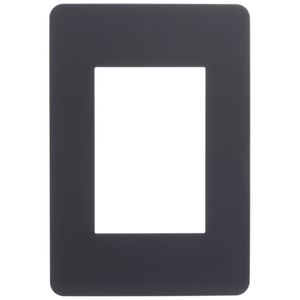 Placa 4x2 3 Postos Stellar Black Orion - S730103294 - SCHNEIDER