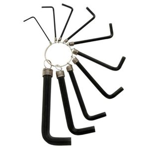 Chave Allen 1/16"" a 3/8"" com 10 Peças - 8288 - BRASFORT