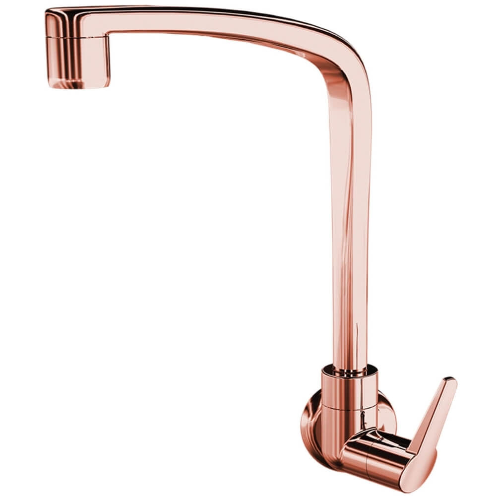 Imagem do produto Torneira de Parede para Cozinha Flatt Rose Gold 1168 F71 - 7111106 - LORENZETTI