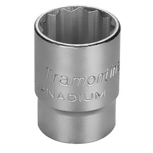 Soquete Estriado Encaixe 1/2"" 20mm - 44833120 - TRAMONTINA