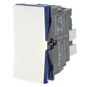 Interruptor Simples de 10 Ampères 250 Volts Automático 1M Branco - 611010BC - PIAL