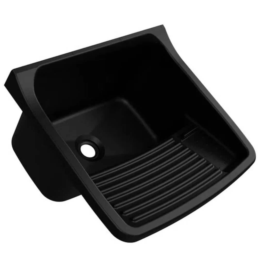 Imagem do produto Tanque Plástico para Lavar Roupa 22 Litros Preto - TQ0/SCPR1 - ASTRA