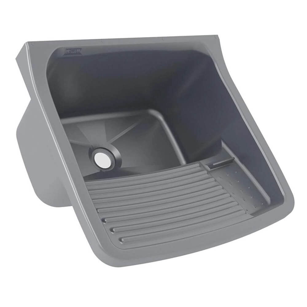 Imagem do produto Tanque Plástico para Lavar Roupa 22 Litros Prata - TQ0/SCPRA - ASTRA