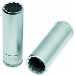 Soquete Estriado Longo De 1/2"" D19L GE - 015.753 - GEDORE