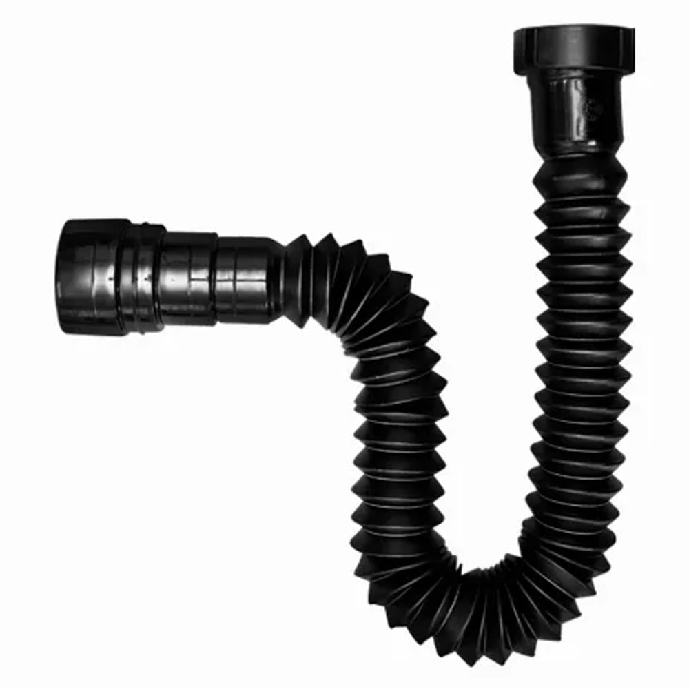 Imagem do produto Sifão Sanfonado Universal Preto - SSUM3 - ASTRA