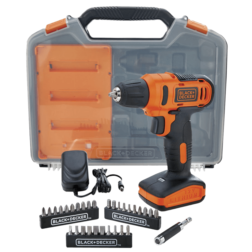 Imagem do produto Parafusadeira Furadeira 12 Volts com 31 Acessórios + Maleta - LD12SC-BR - BLACK&DECKER