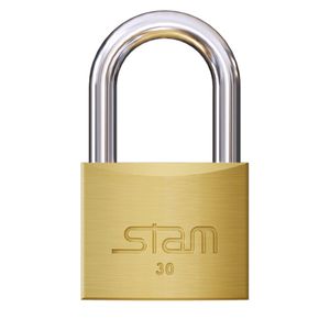 Cadeado 30mm de Latão Maciço - 312 - STAM