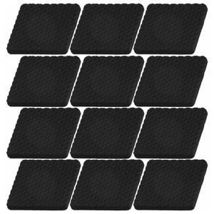 Protetor Antideslizante Scotch Quadrado Preto Pequeno 12 Unidades - HB004262844 - 3M
