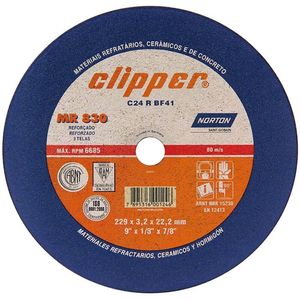 Disco de Corte Clipper MR830 230x3,2x22,23mm - 66252899873 - NORTON