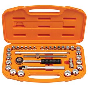 Maleta com Soquetes e Acessórios 3/8"" 33 Peças - 44819233 - TRAMONTINA