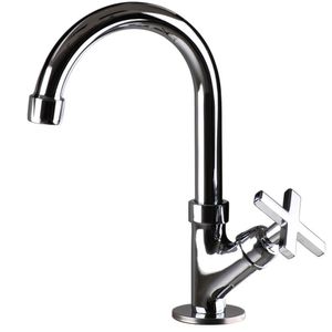 Torneira de Mesa Bica Móvel Metal 1/4 de Volta para Lavatório - 770239 - STOC