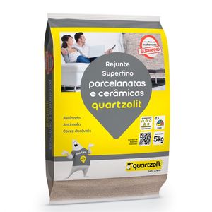 Rejunte Antimofo para Porcelanatos e Cerâmicas Marfim 5 Kilos - 0110.00023.0030FD - QUARTZOLIT