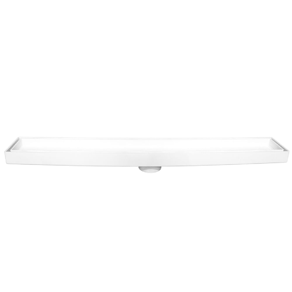 Imagem do produto Ralo Invisível Linear com 5x70cm Branco - 1712 - ESTRELA