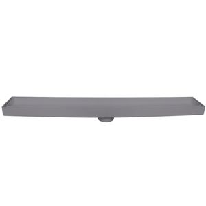 Ralo Invisível Linear com 5x90cm Cinza - 1718 - ESTRELA
