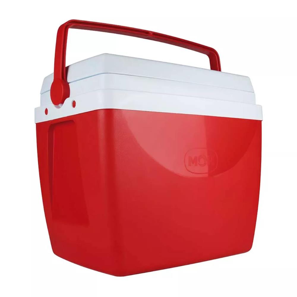 Imagem do produto Caixa Térmica Cooler Glacial 34 Litros Vermelha - 25108162 - MOR