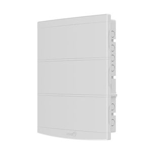 Quadro de Distribuição Slim 48 Disjuntores Sem Barramento Porta Branca - 33.04.083.0 - TIGRE