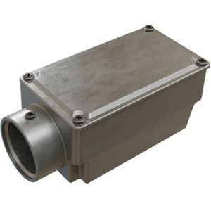 Caixa de Derivação Fixa Conduletzel sem Pintura Tipo E de 1.1/2"" com Tampa - E012030065 - WETZEL