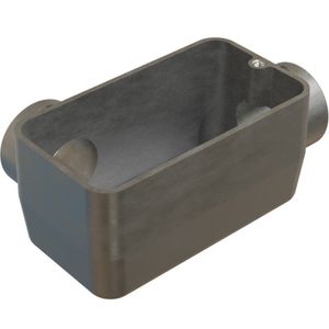 Caixa de Derivação Fixa Conduletzel sem Pintura Tipo LL de 3/4"" sem Tampa - E012050036 - WETZEL