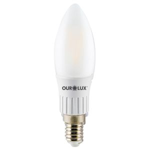 Lâmpada Filamento Vela E27 de 3 Watts e 2700K - 20185 - OUROLUX
