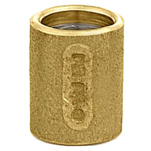 Luva de Latão Passante com Solda B15""xB15"" - 02.9.30.0010.02 - RAMO