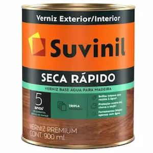 Verniz à Base de Água Brilhante Imbuia 900ml - 50347963 - SUVINIL