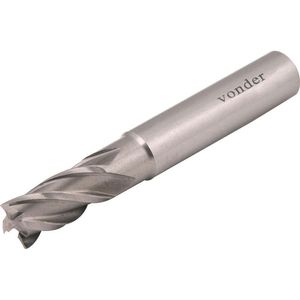 Fresa de Topo Em Aço Rápido Com 4 Cortes DIN 844A 6mm - 53.15.060.000 - VONDER