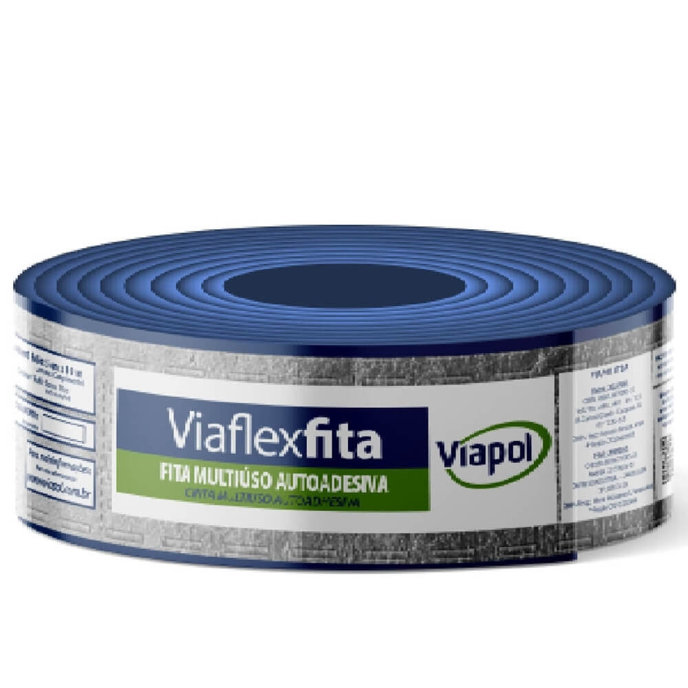 Imagem do produto Fita Multiuso Pro Autoadesiva Asfáltica Viaflex 5cm x 10 Metros - V0616747 - VIAPOL