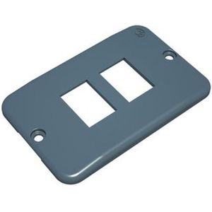 Tampa de 2 Módulos RJ11/45 Condulete Top - 36005637 - TIGRE