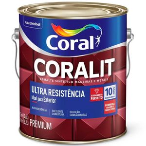 Esmalte Sintético Coralit Ultra Resistência Alto Brilho 3,6 Litros Verde Colonial - 5202740 - CORAL