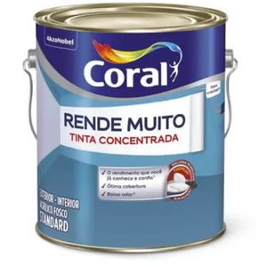 Tinta Acrílica Fosca Rende Muito Pote de Argila 3,2 Litros - 5763973 - CORAL
