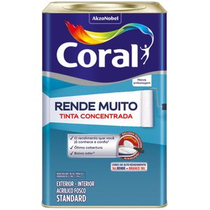 Tinta Acrílica Fosca Rende Muito Amarelo Frevo 16 Litros - 5763556 - CORAL