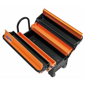 Caixa de Ferramentas Sanfonada Cargo Box Profissional de 5 Gavetas com Rodas e Puxadores - 44952600 - TRAMONTINA