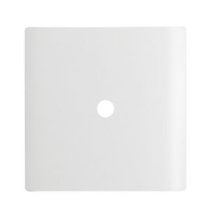 Placa 4x4 com Furo + Suporte Branco da Linha Novara - 1100/45 - DICOMPEL
