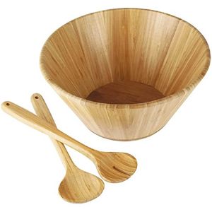 Conjunto Saladeira com 3 Peças Bamboo - 8445 - MOR