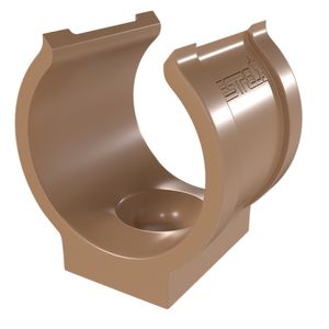 Abraçadeira em PVC de Impacto para Tubo 3/4"" Marrom - 2028 - ESTRELA
