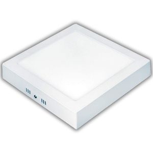 Painel de Led Quadrado para Sobrepor 12 Watts 3000K Cor Amarela - 7415831 - LORENZETTI