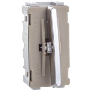 Módulo de Interruptor Bipolar Intermediário Cromado da Linha Novara - DC-1200/59 - DICOMPEL