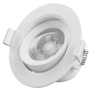 Spot de Led Redondo de Embutir 5 Watts 3000K Bivolt - 7415786 - LORENZETTI