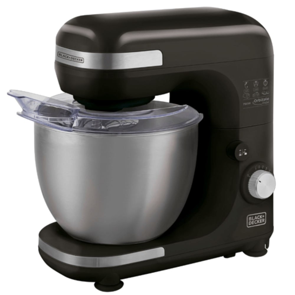 Imagem do produto Batedeira Orbital de Inox com 8 Velocidades 5 Litros 750 Watts 127 Volts - PLAN2000-BR - BLACK & DECKER