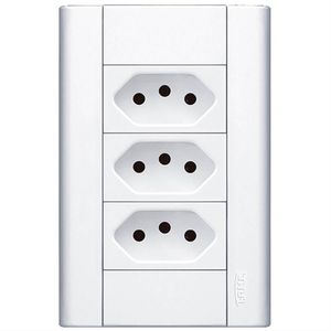 3 Tomadas Modulare 2P+T 20A 250 Volts - 3125 - FAME