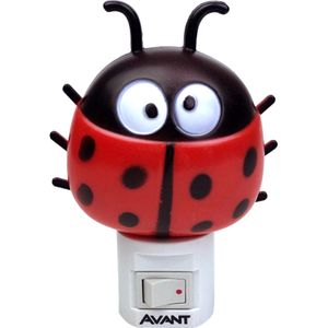 Luz Noturna Led Joaninha 3000K 1W Bivolt - 151120576 - AVANT