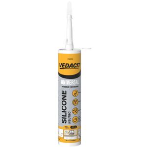 Silicone Universal Neutro Preto Bi 270 Gramas - 148006 - VEDACIT
