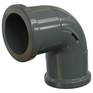 Cotovelo com Tampa Vigia Eletroduto em PVC S/R Cinza 1/2"" - E015300010 - WETZEL