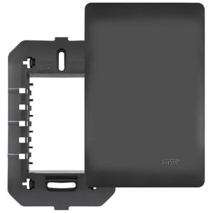 Placa 4x2 com Suporte Cega Habitat Black - 4068 - FAME