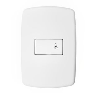 Interruptor Pulsante para Campainha com Placa 4x2 - DC-8100/3 - DICOMPEL