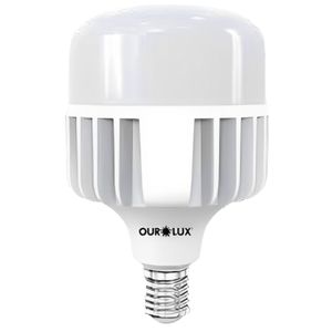 Lâmpada Superled Alta Potência T 80 Watts Bivolt 6500K E40 - 20384 - OUROLUX