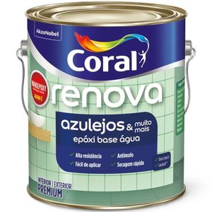 Epóxi a Base de Água Wandepoxy Brilhante 3,6 Litros Branco - 5208094 - CORAL