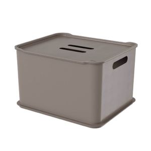 Cesta Ultra com Tampa Warm Gray Fit - 10799/0126 - COZA